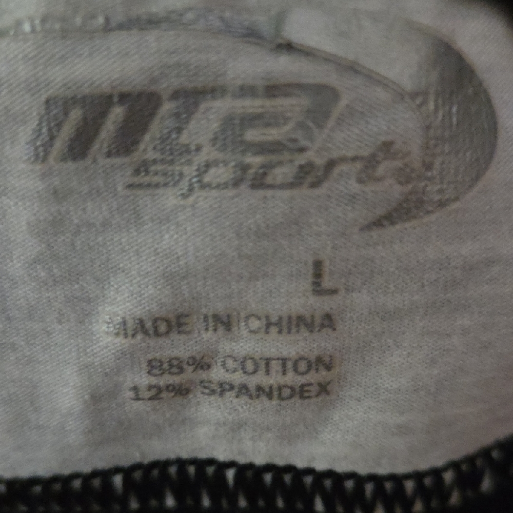 Mta Sport Black and Gray Sports Bra - Picture 2 of 3